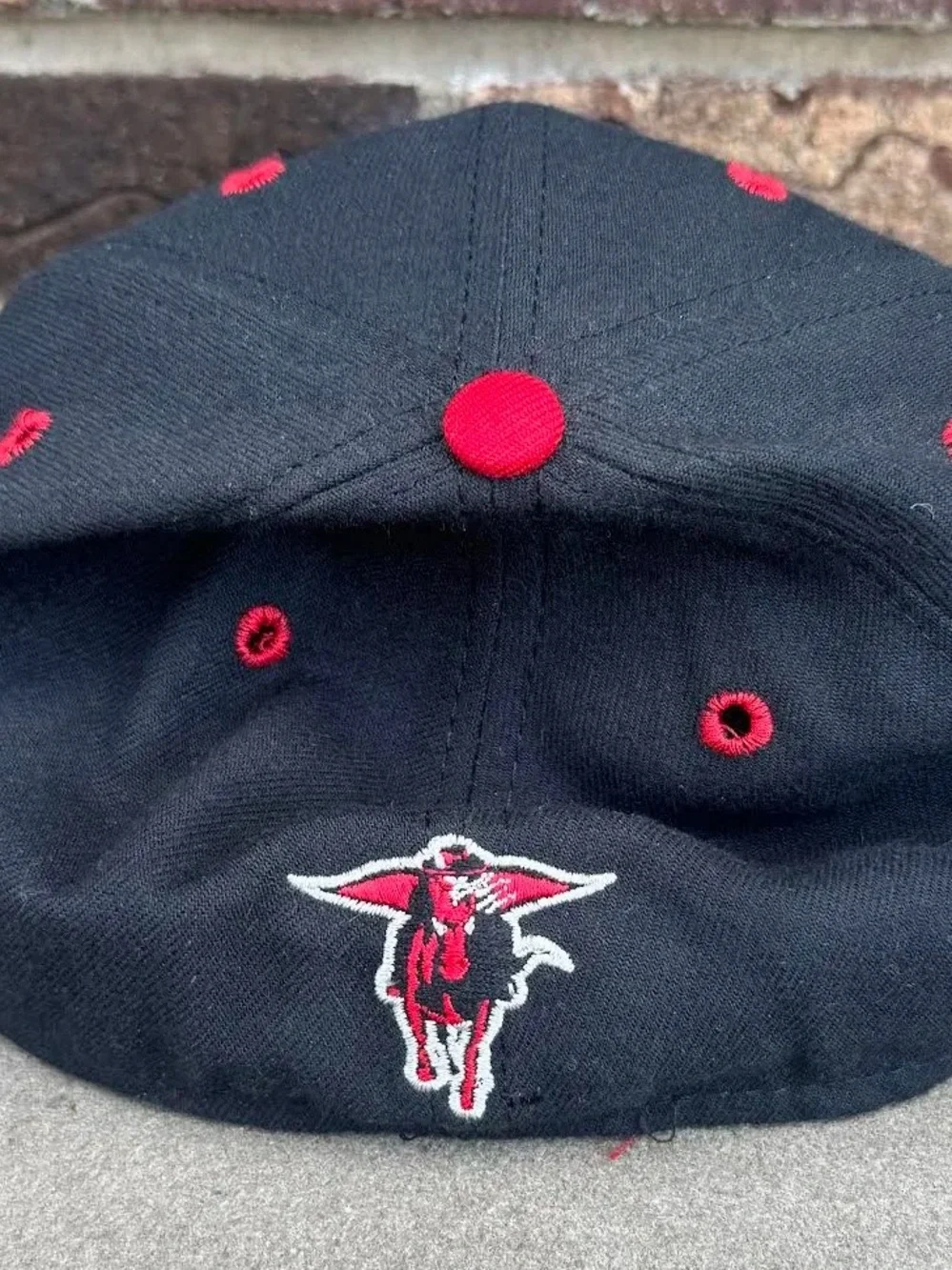Vintage New Era Texas Tech Red Raiders Fitted Hat (Size 7 1/8)
